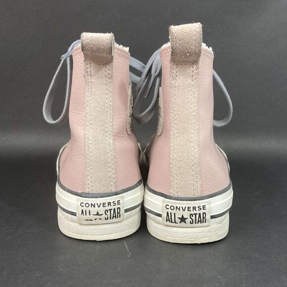 Converse CTAS Eva Lift Hi-Girl 5.5/Women 6.5-'Stone Mauve/Vintage White' A01509C - Picture 3 of 11